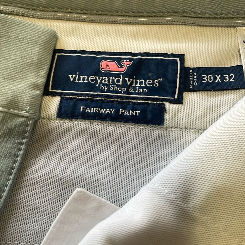 Vineyard Vines Fairway Pant Men’s Golf Pants- Grey - Size 30 x 32